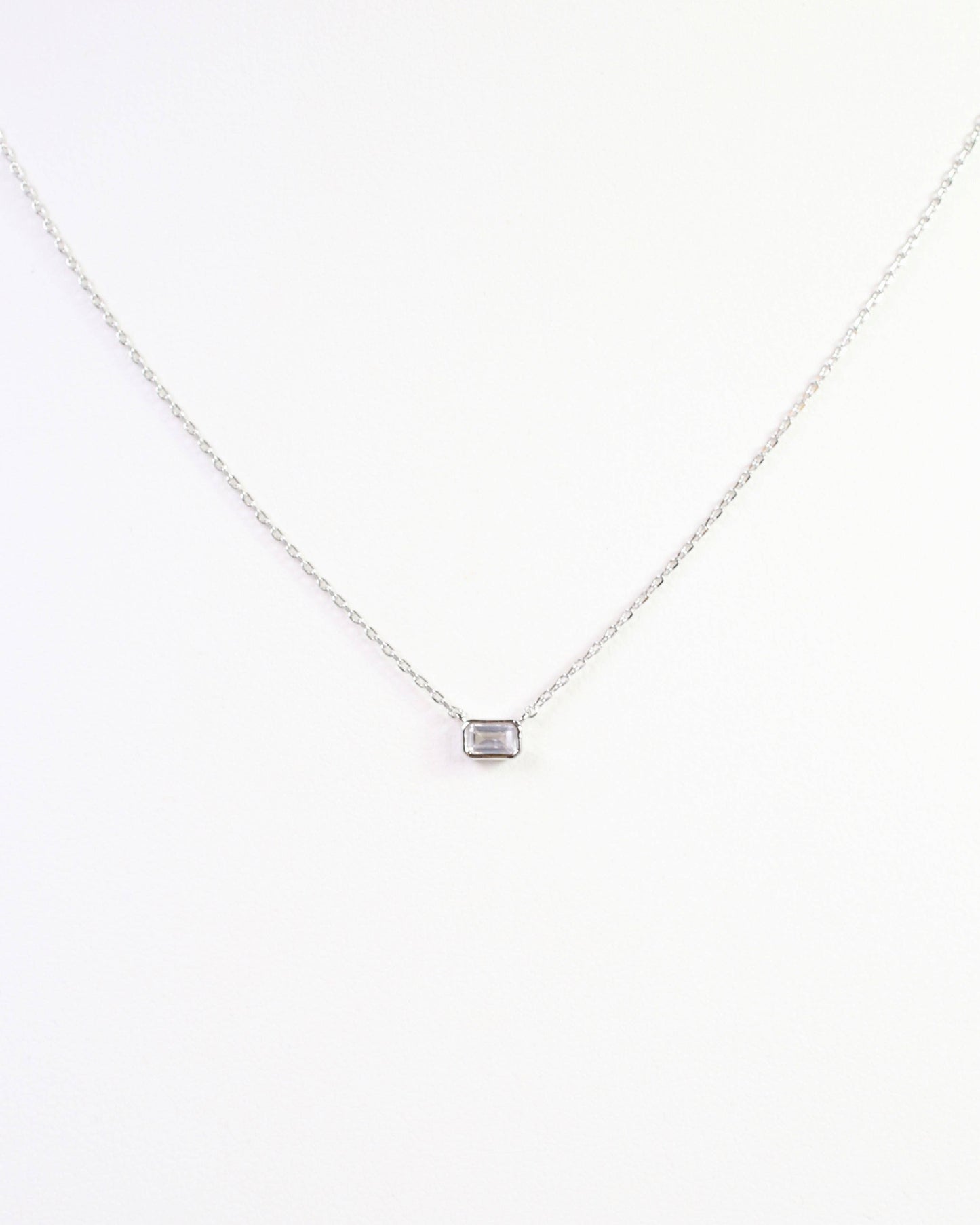 Marlowe Mini Pendant Necklace Silver