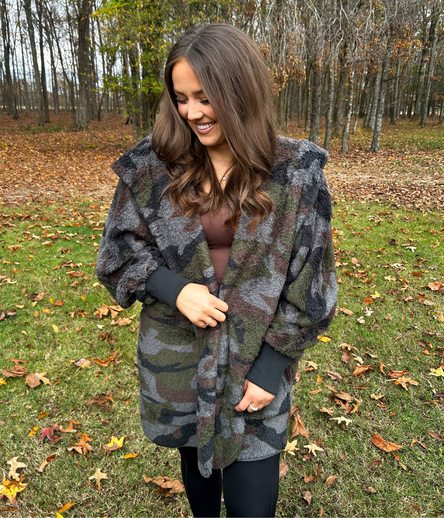 Camo Sherpa Jacket