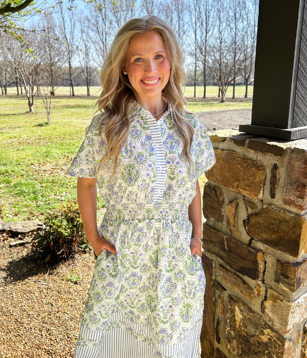 Nora Floral Midi Dress