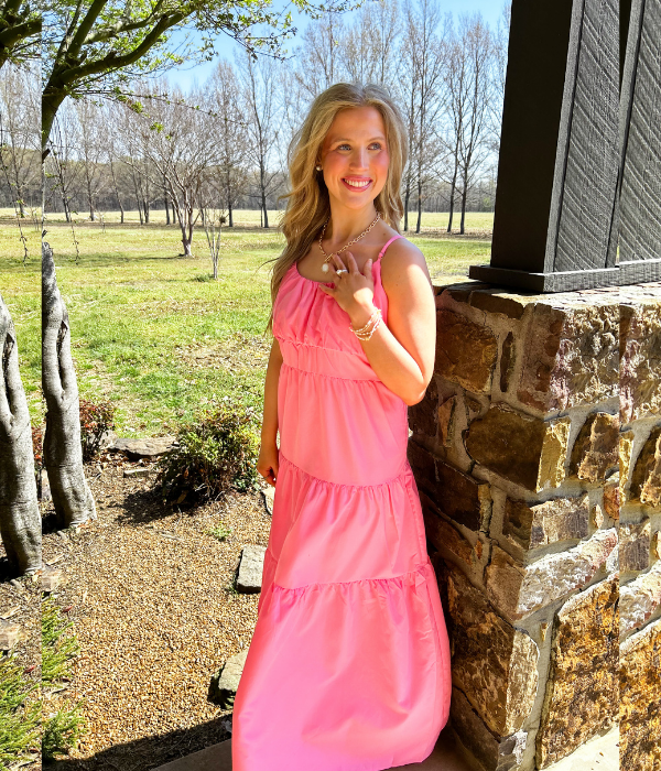 Better Things Pink Maxi Dress