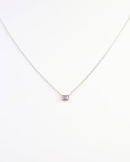 Marlowe Mini Pendant Necklace Silver
