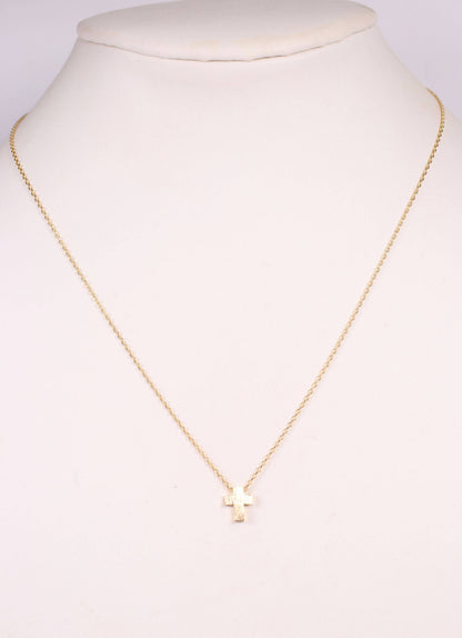Petite Cross Necklace