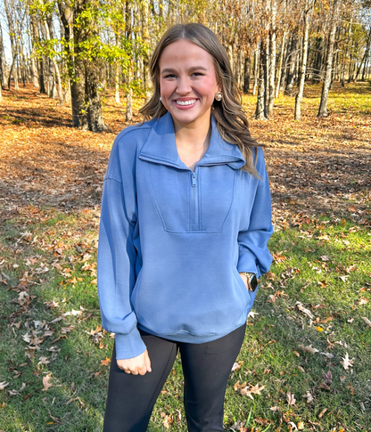 Scuba Quarter Zip Pullover