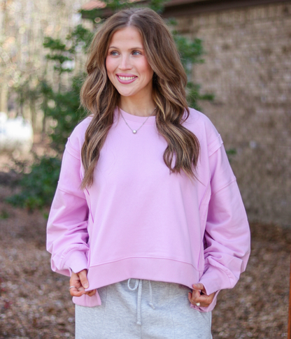 The Cotton Candy Round Neck Top