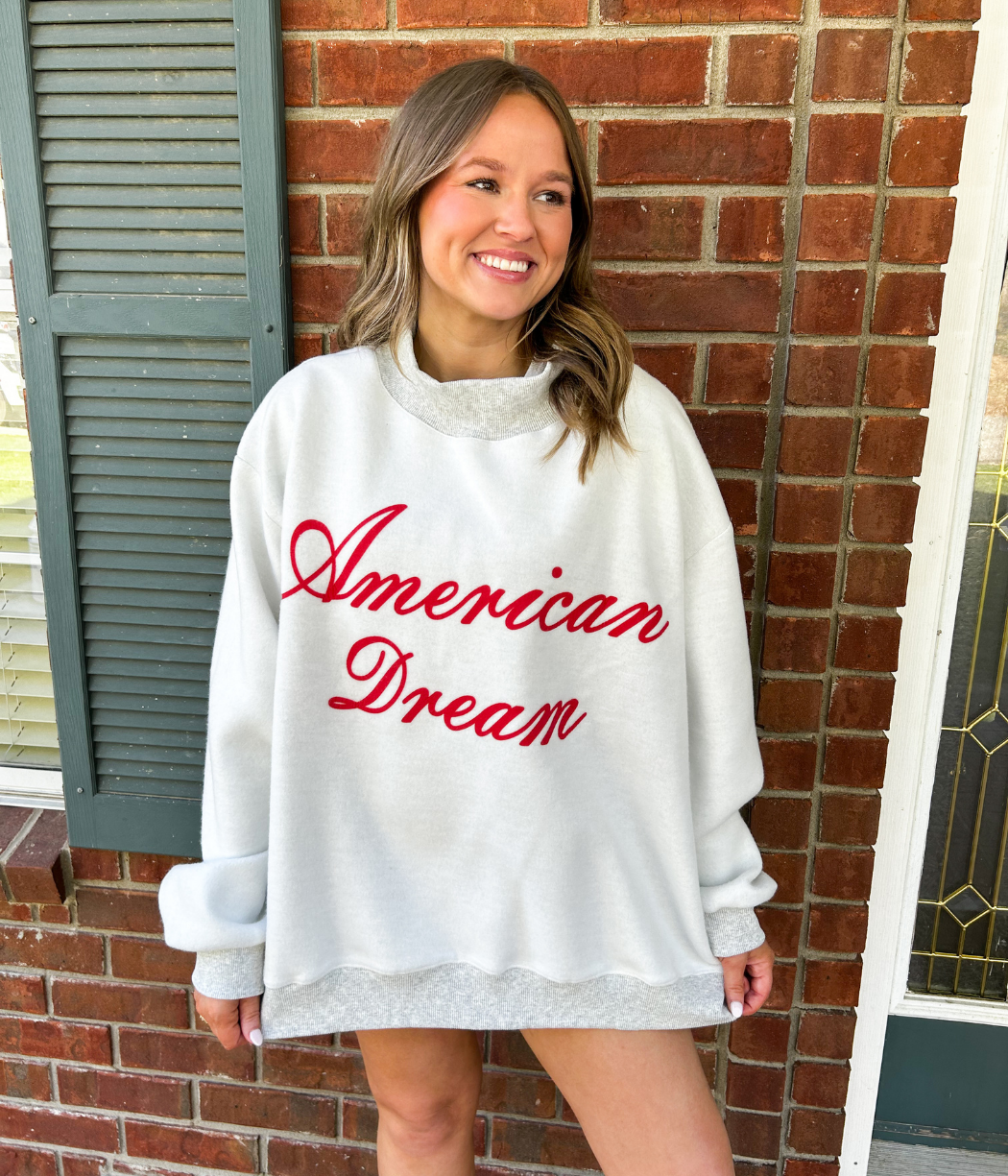 God's Country Reversible Mock Neck Sweatshirt