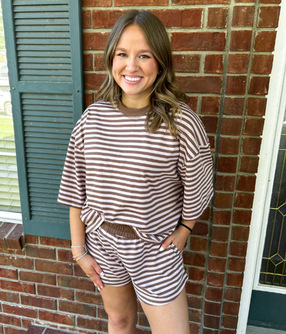 Lena Stripe Set