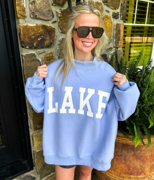 Lake & Beach Reversible Mock-Neck Sweatshirt