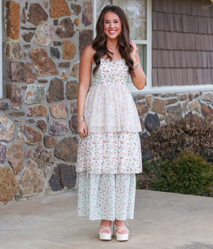 The Emma Floral Tiered Dress