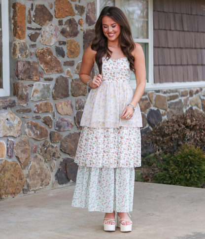 The Emma Floral Tiered Dress