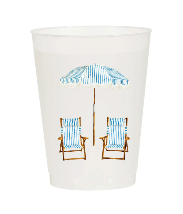 At The Beach Frosted Cup - 10 Cups