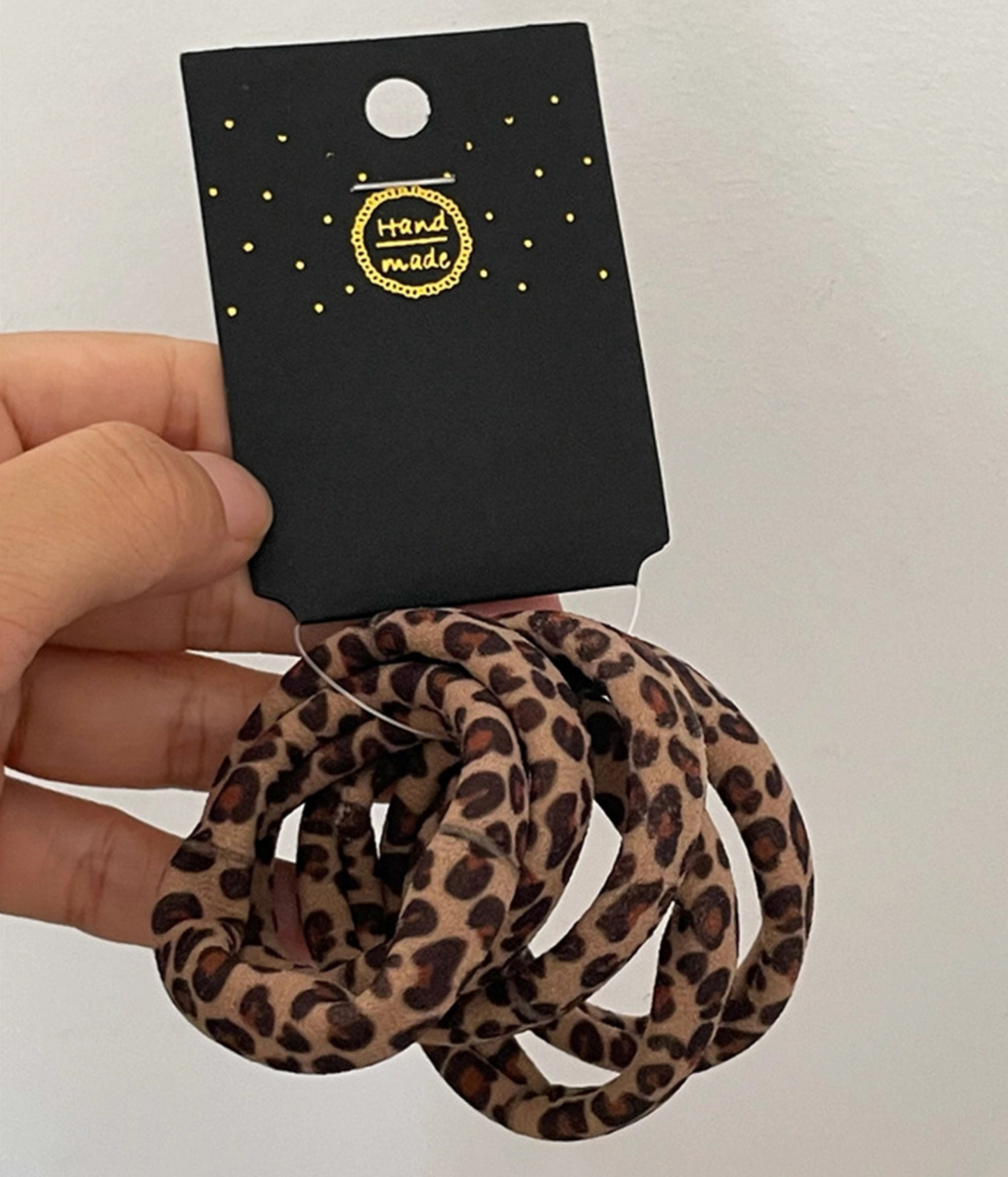Leopard Hair Tie Set