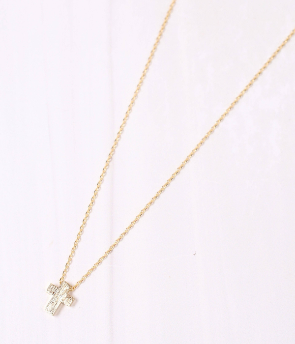 Petite Cross Necklace