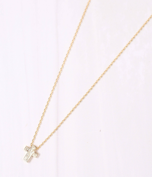 Petite Cross Necklace