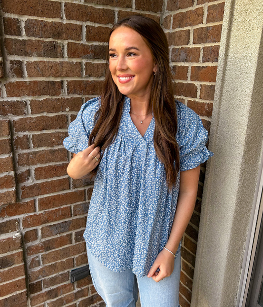 Seaside Bloom Top