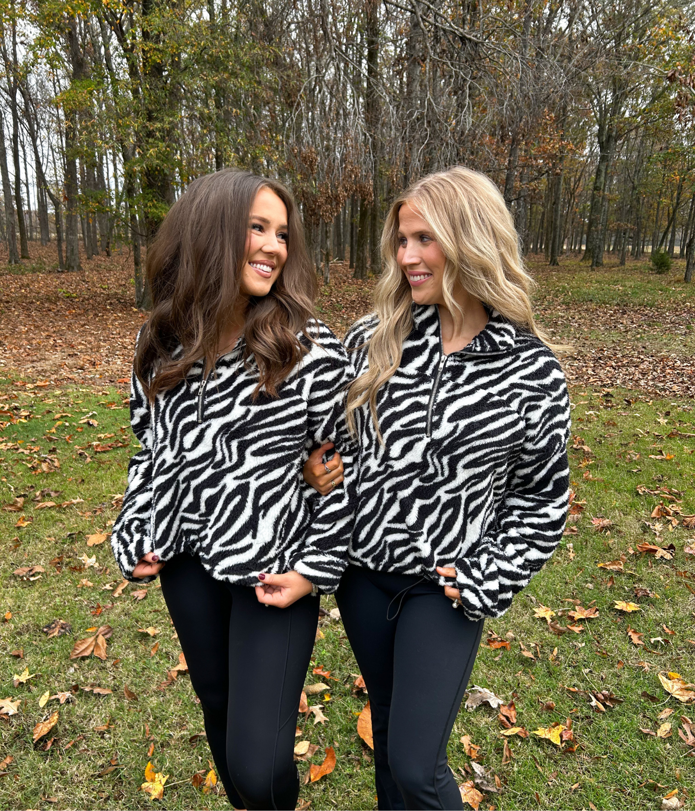 Zebra Sherpa Pullover