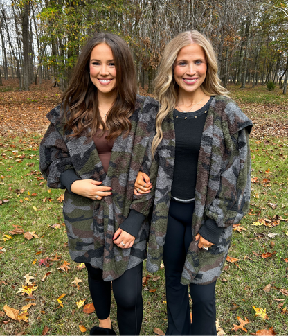 Camo Sherpa Jacket