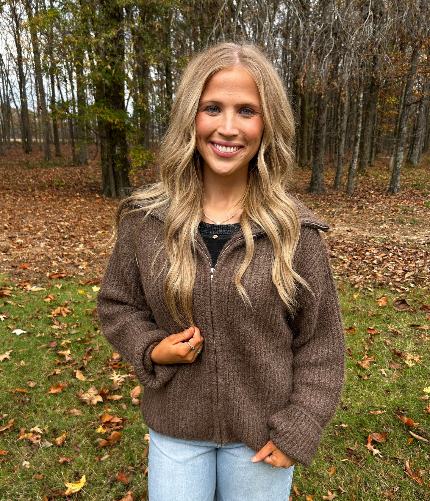 The Terra Full Zip Sweater