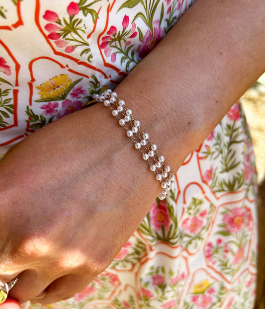 18K Gold Plated Waterproof Stainless Steel Chain Bracelet