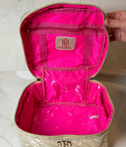 Hampton Train Case Champagne