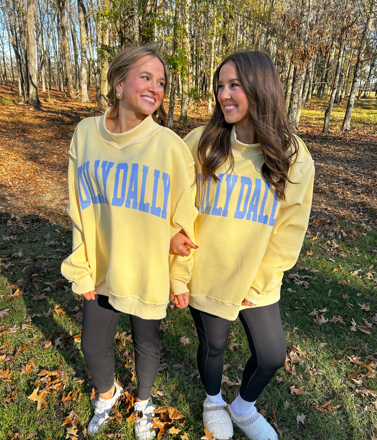 Dilly Dally Mock Neck Sweatshirt