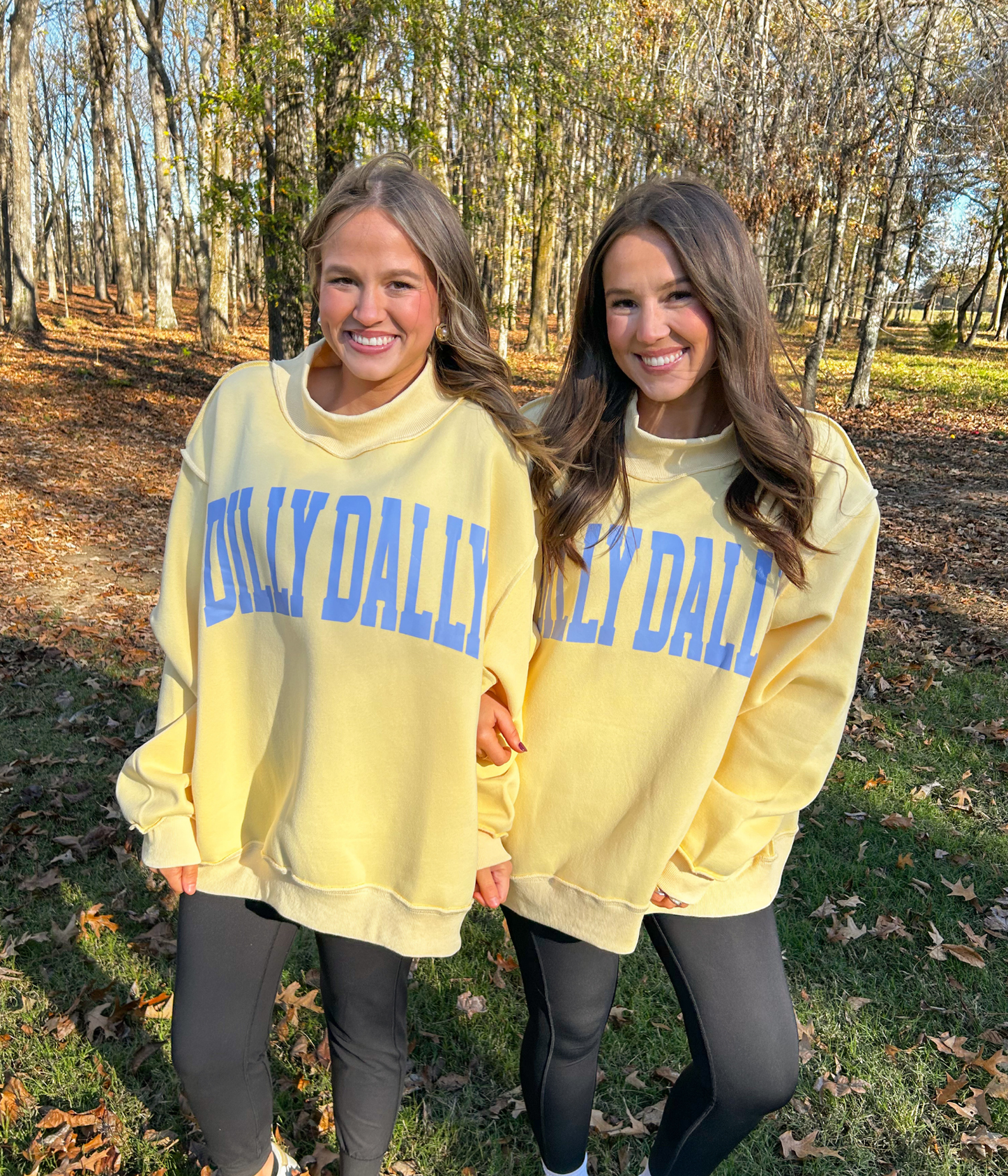 Dilly Dally Mock Neck Sweatshirt