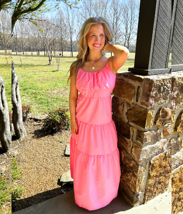 Better Things Pink Maxi Dress