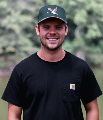 Flying Mallard Embroidered Hat