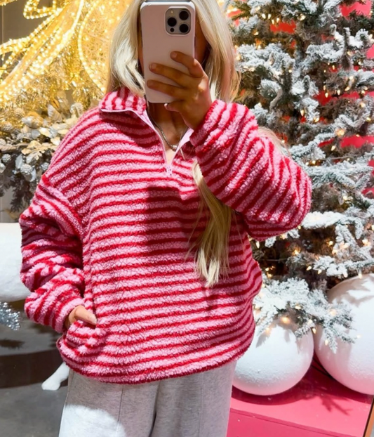 Sweet Dreams Stripe Pullover