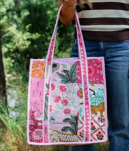 Pink City Tote Bag - Regular