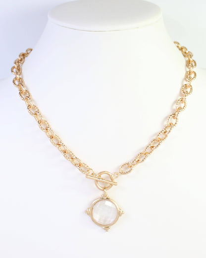 The Monroe Gold Chain Pendant Necklace