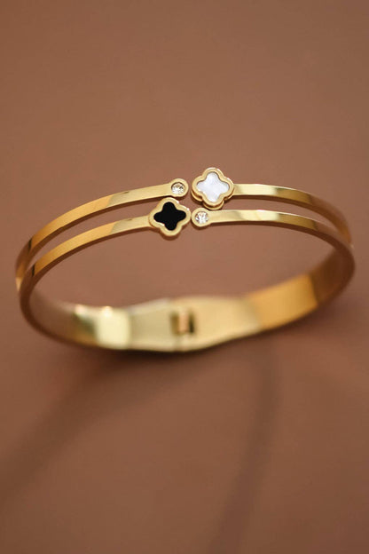 18K Gold Plated Waterproof Stainless Steel Bangle